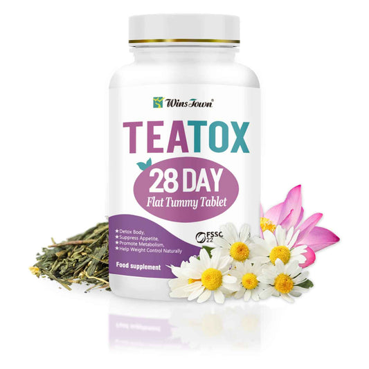 טבליות תיטוקס לבטן שטוחה – TEATOX ל־28 יום