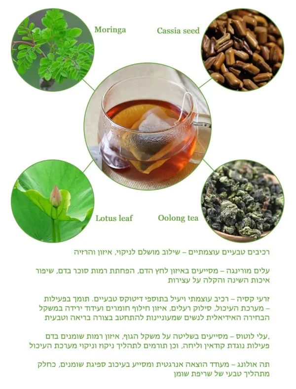 ⁦תה שורף שומן ביטני Burn Tummy Tea⁩ – תמונה ⁦5⁩